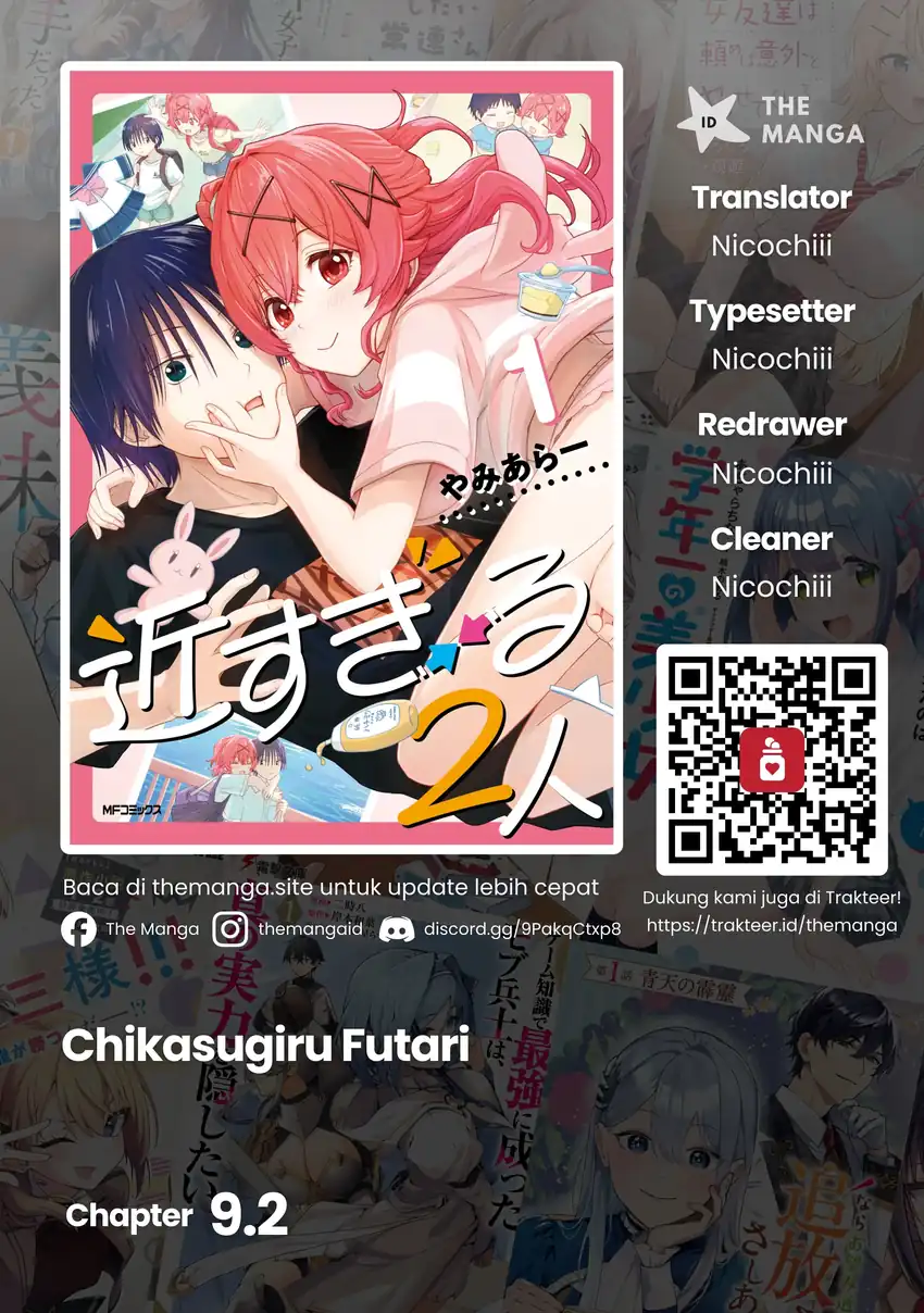 Chikasugiru Futari Bab 9.2 halaman 1