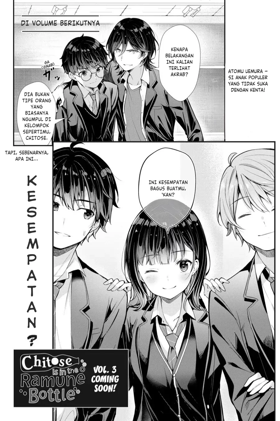 Chitose-kun is Inside a Ramune Bottle chapter 8 halaman 50