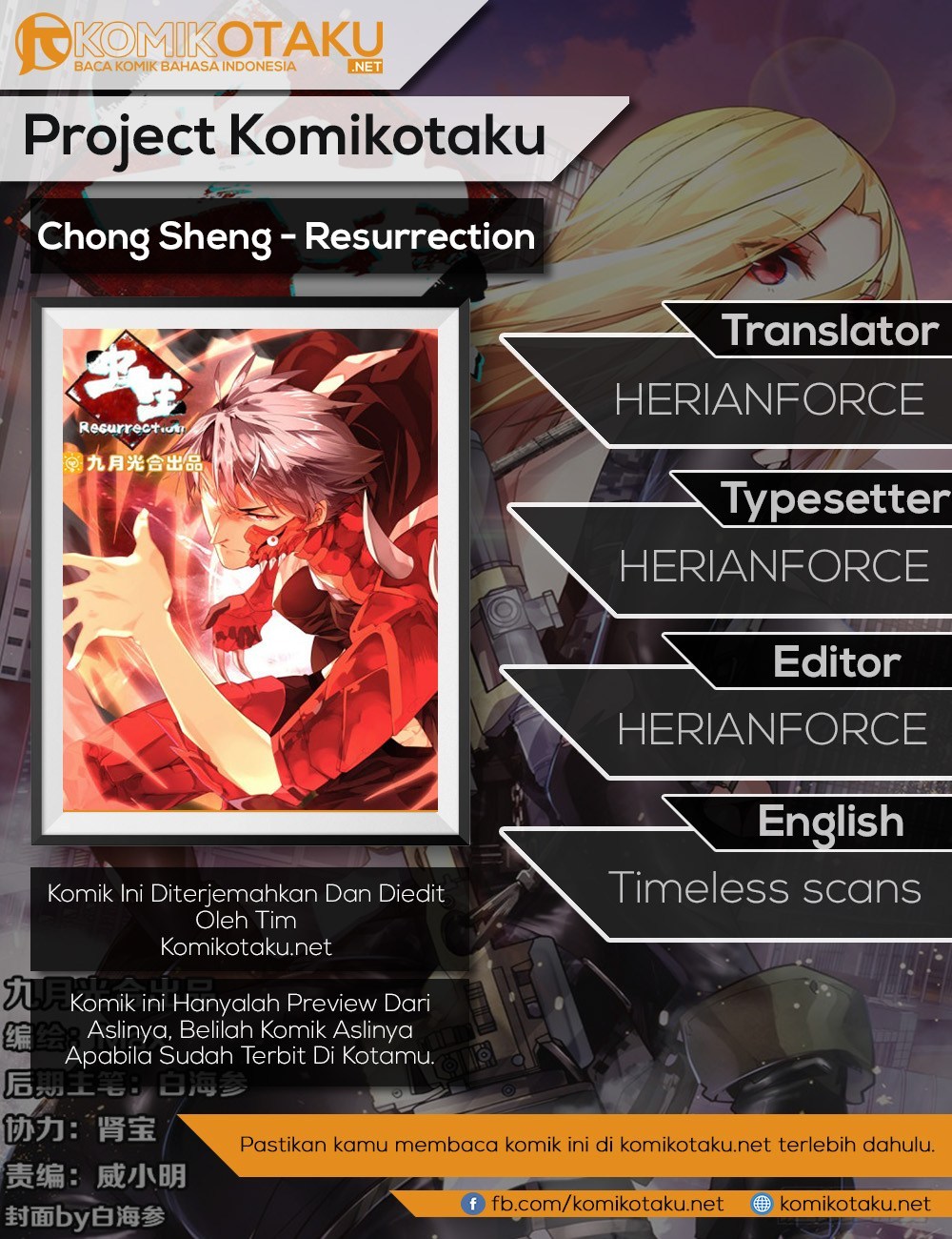 Chong Sheng – Resurrection chapter 06 halaman 1