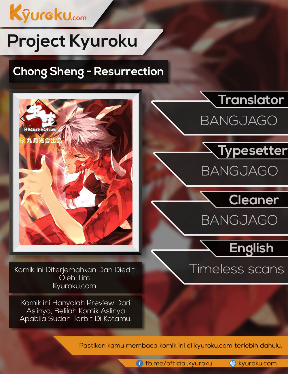 Chong Sheng – Resurrection Bab 111 halaman 1