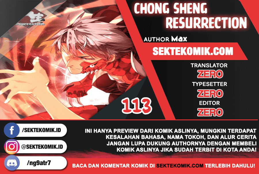 Chong Sheng – Resurrection Bab 113 halaman 1