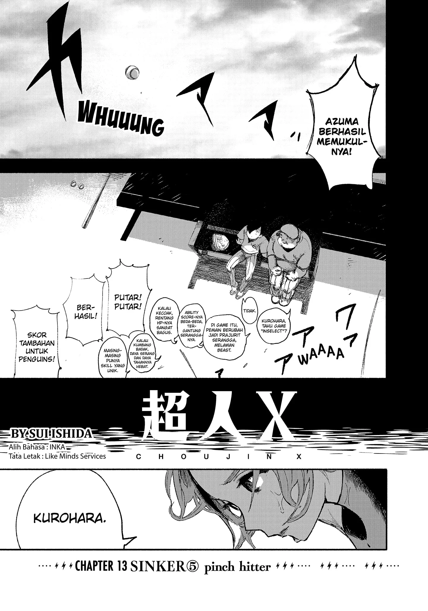 Choujin X Bab 13 halaman 1