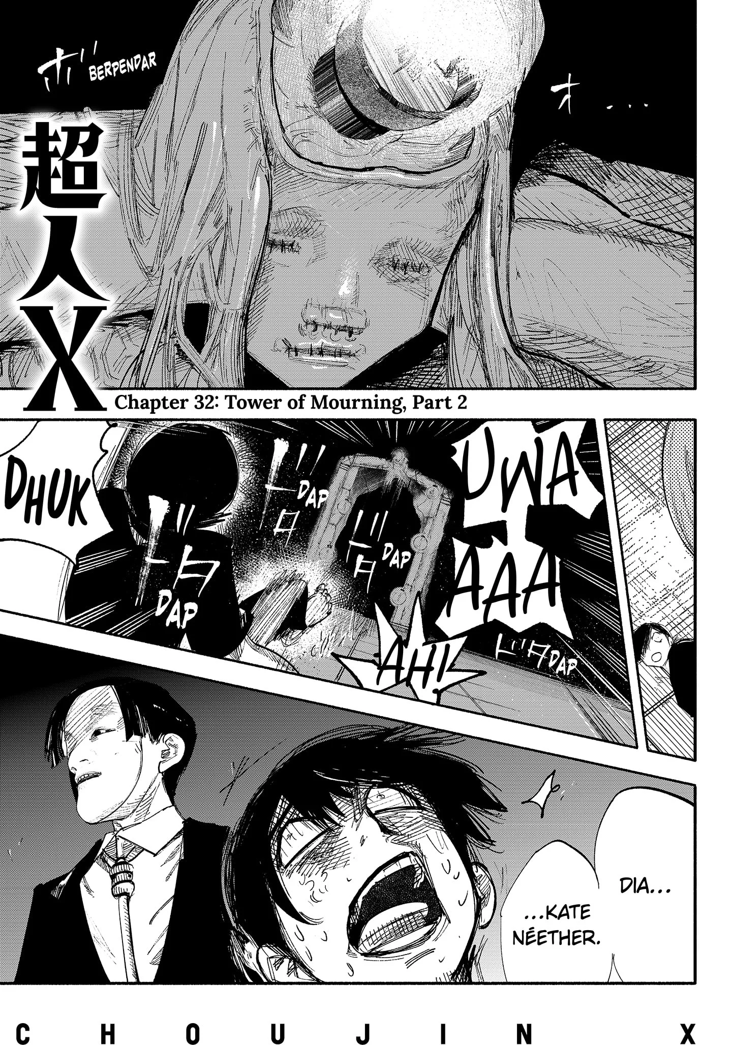 Choujin X Bab 32.2 halaman 1