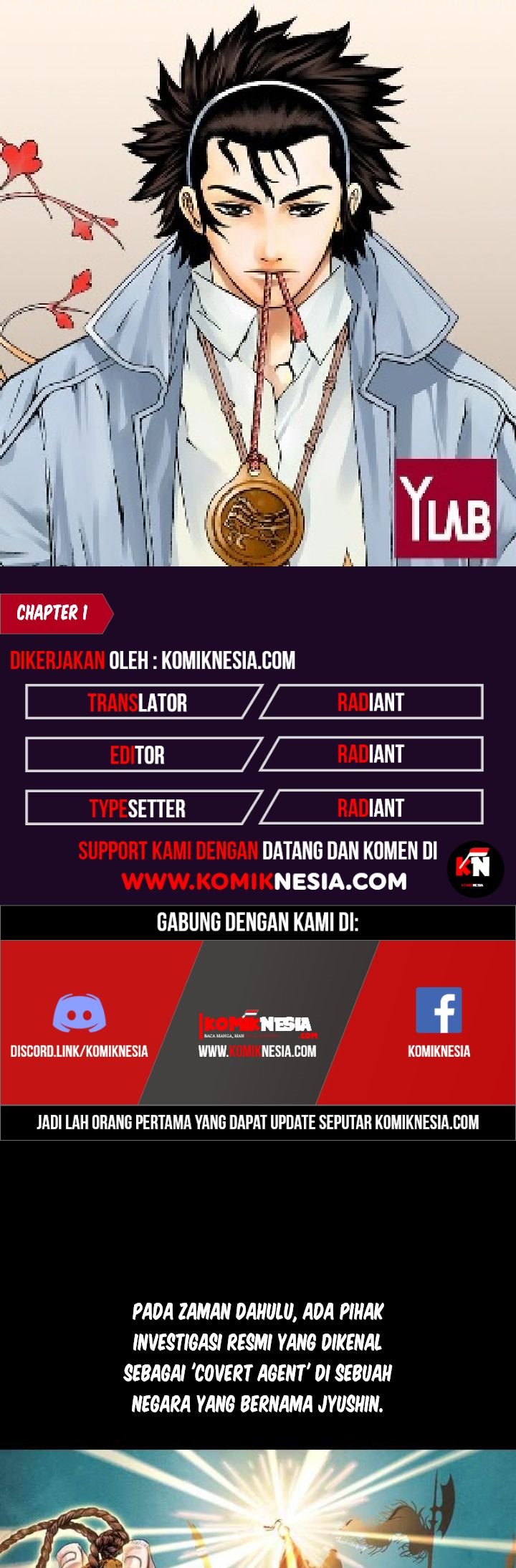 Covert Agent Bab 01 halaman 1