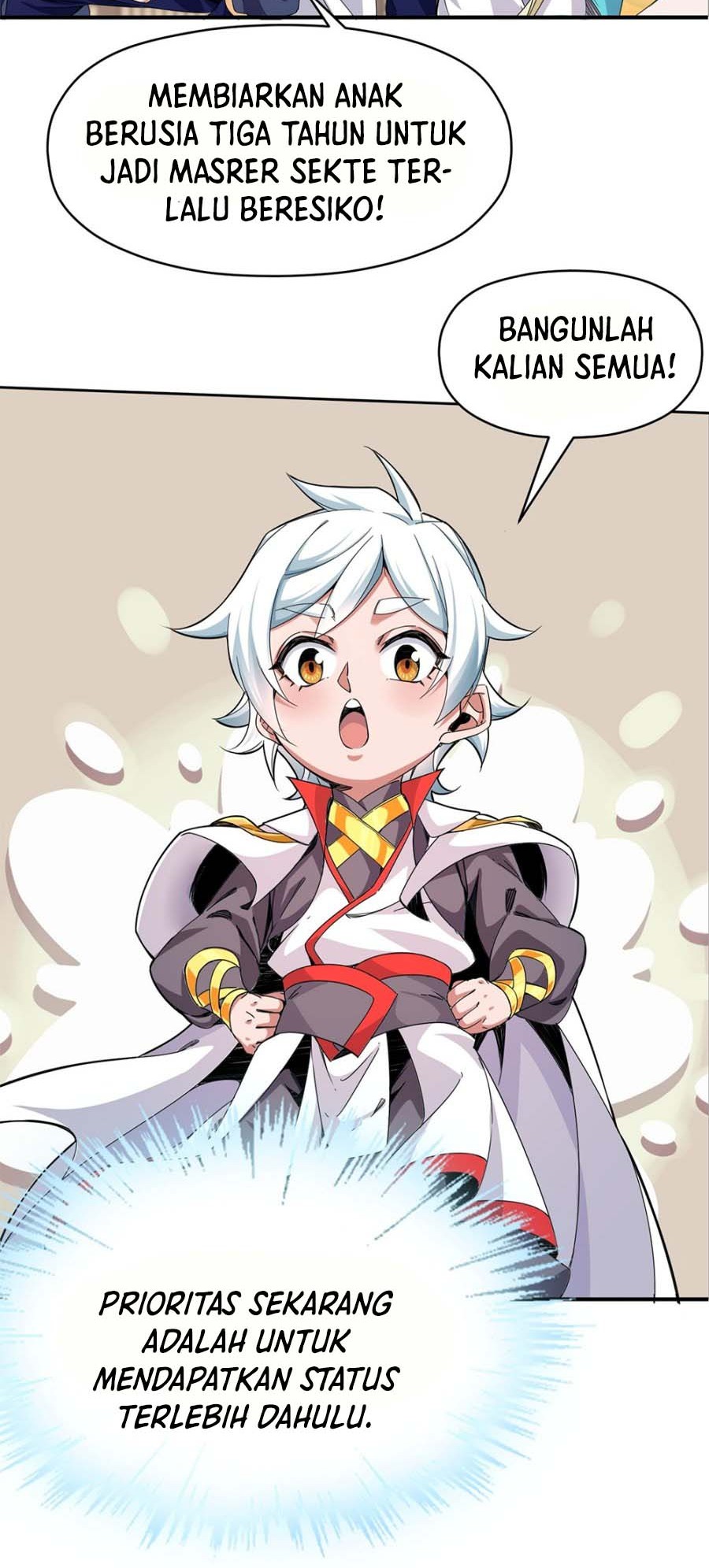 Crazy, A Three-Year-Old Sect Master?! Bab 01 halaman 30