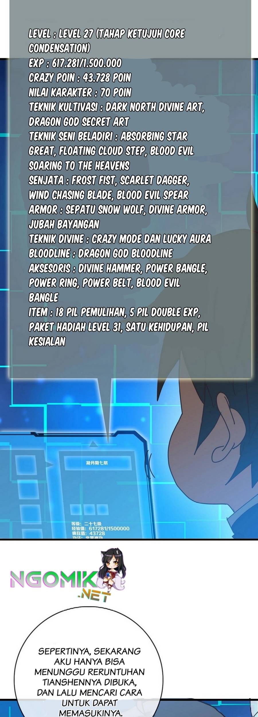 Crazy Leveling System Bab 38 halaman 36