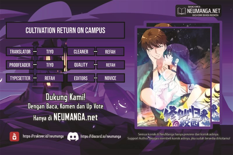 Cultivation Return on Campus chapter 418 halaman 1