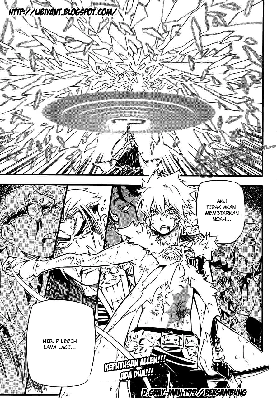 D Gray Man chapter 199 halaman 28
