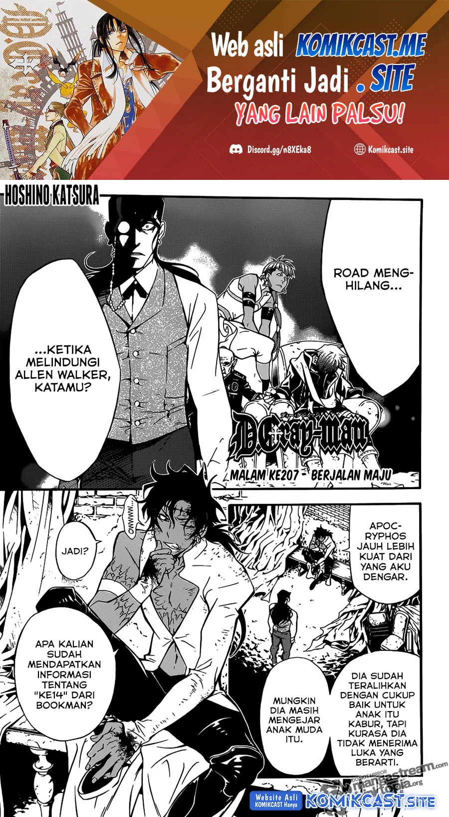D Gray Man Bab 207 halaman 2