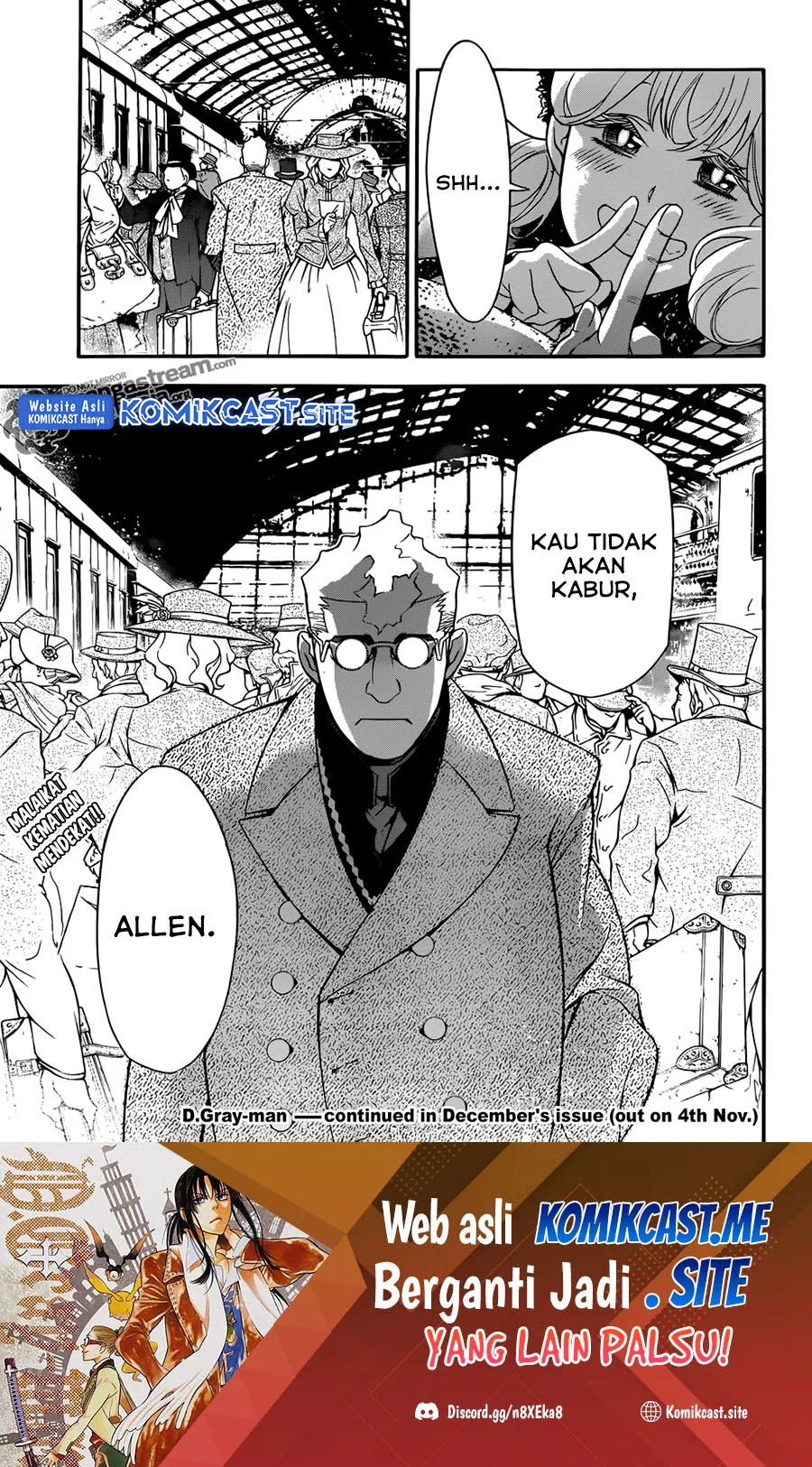 D Gray Man Bab 208 halaman 31