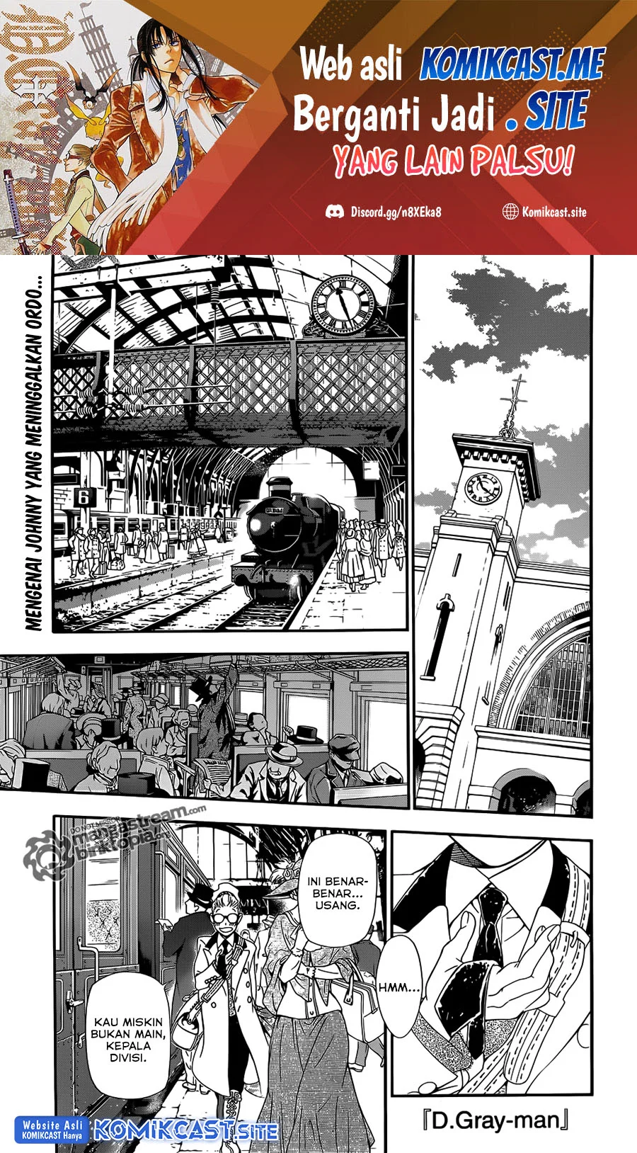 D Gray Man chapter 209 halaman 2