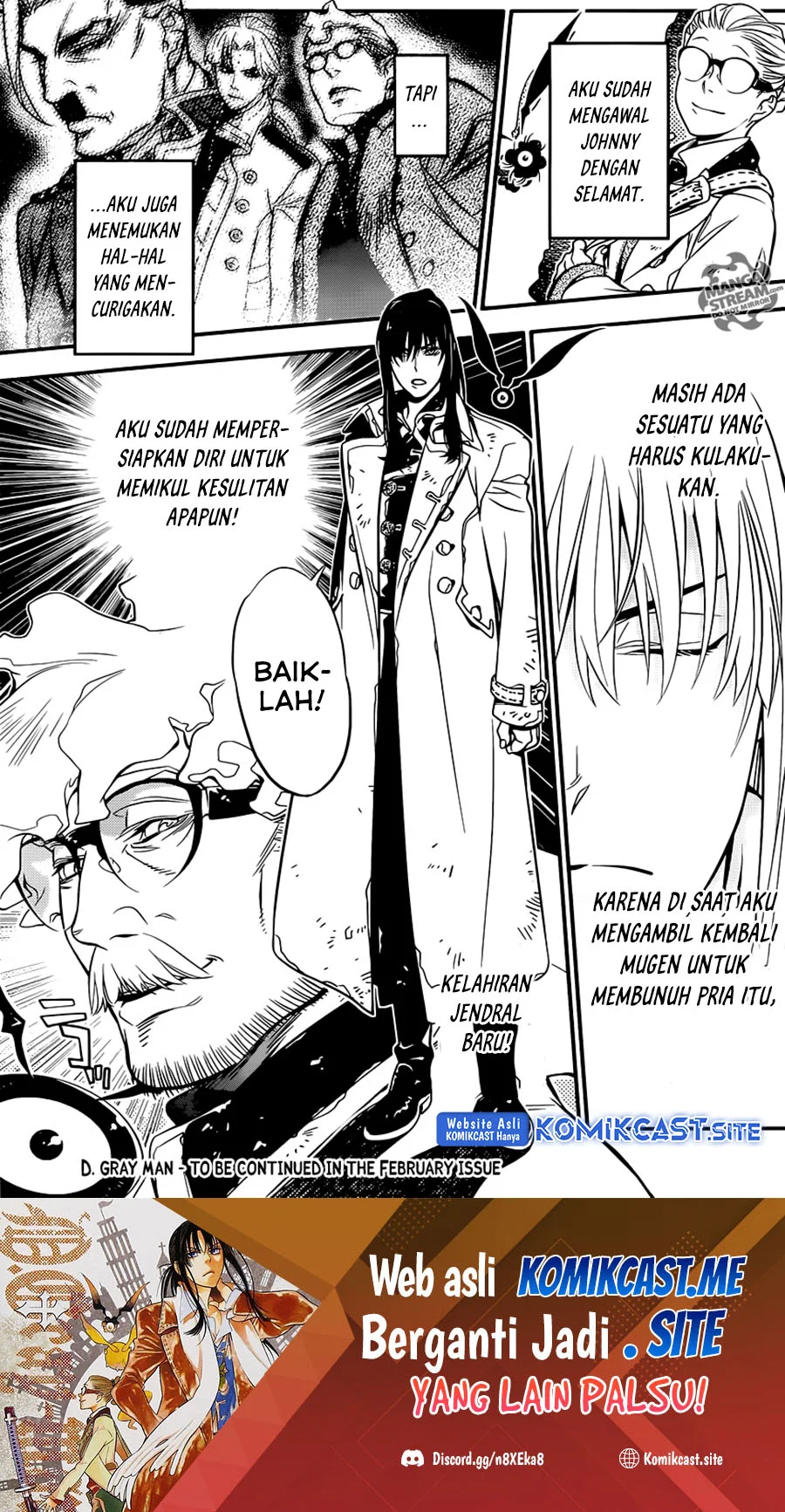 D Gray Man Bab 217 halaman 32