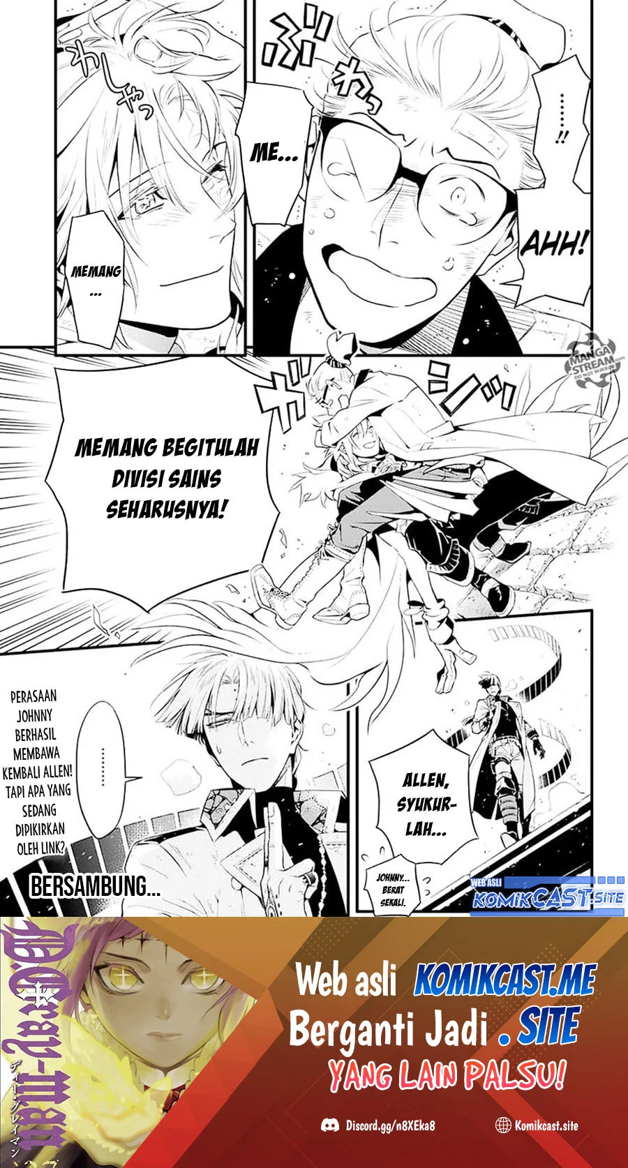 D Gray Man Bab 225 halaman 34