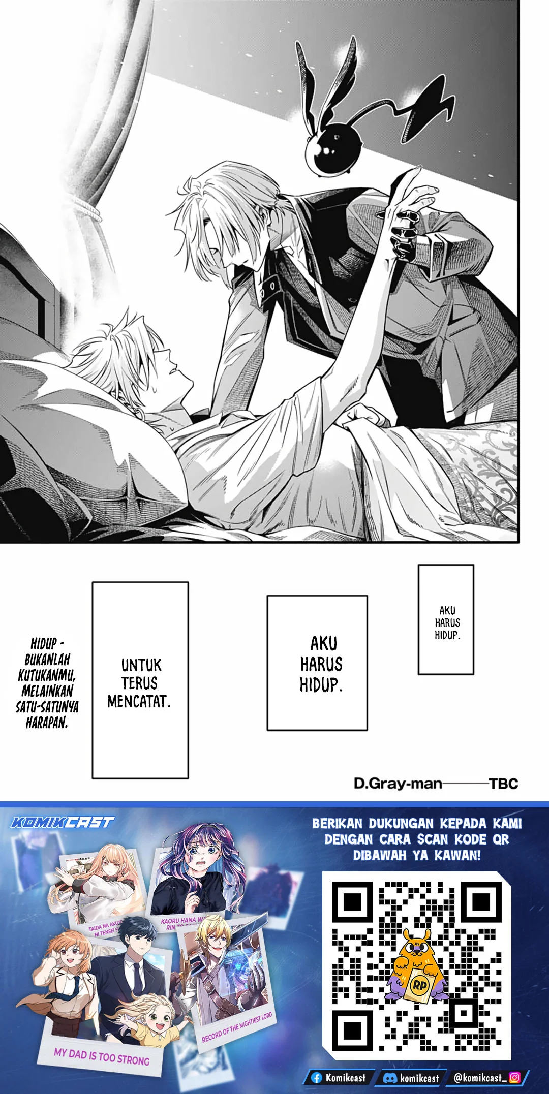 D Gray Man Bab 257 halaman 34