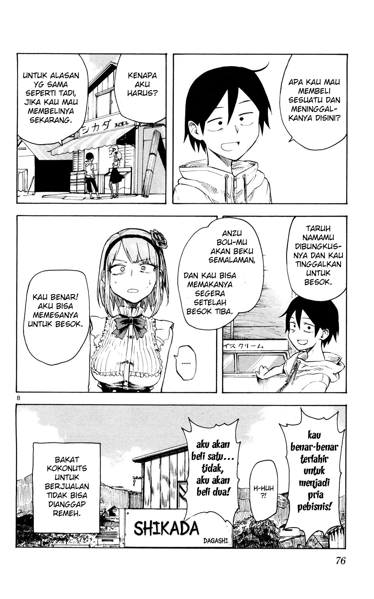Dagashi Kashi chapter 47 halaman 9