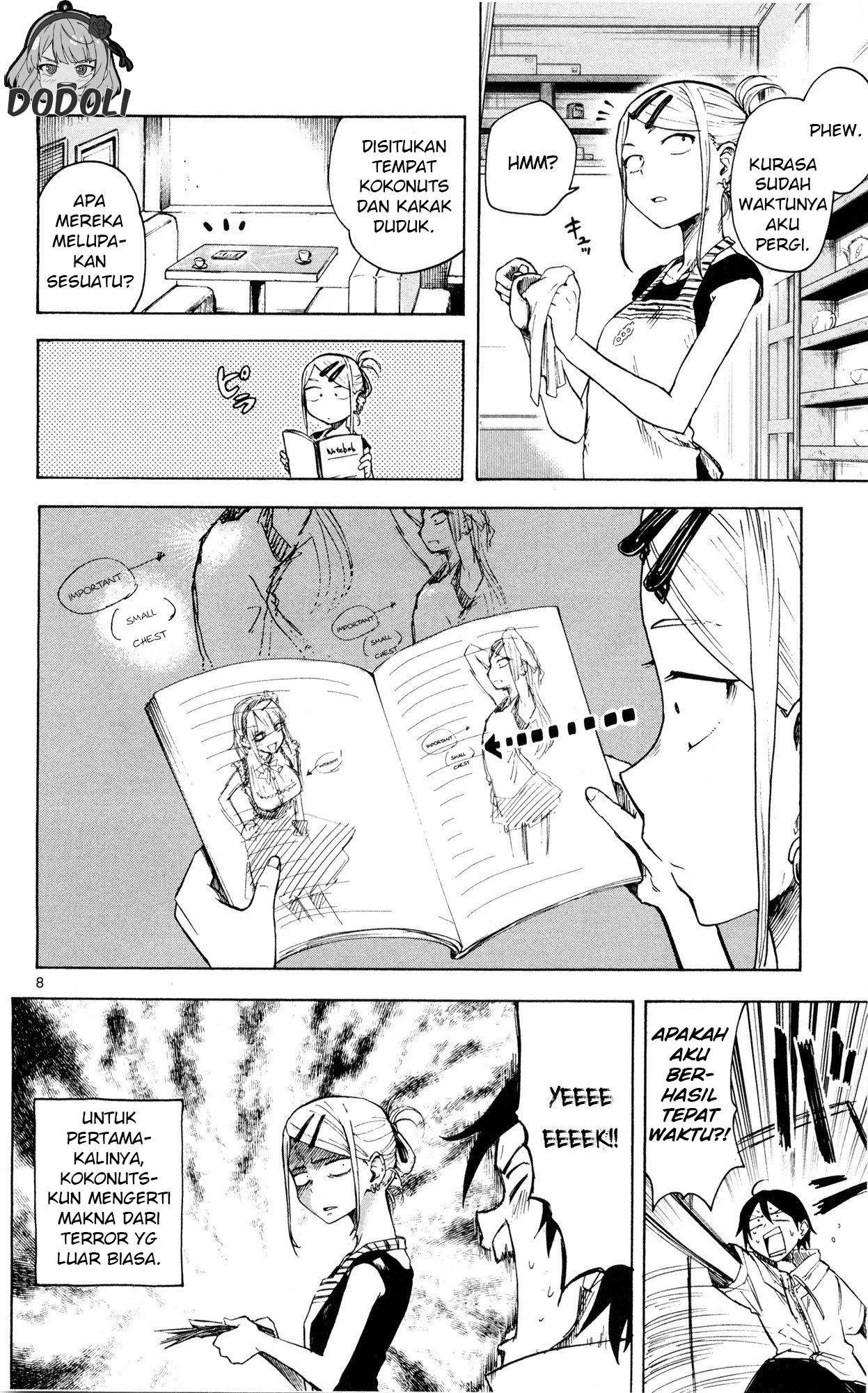 Dagashi Kashi chapter 48 halaman 8