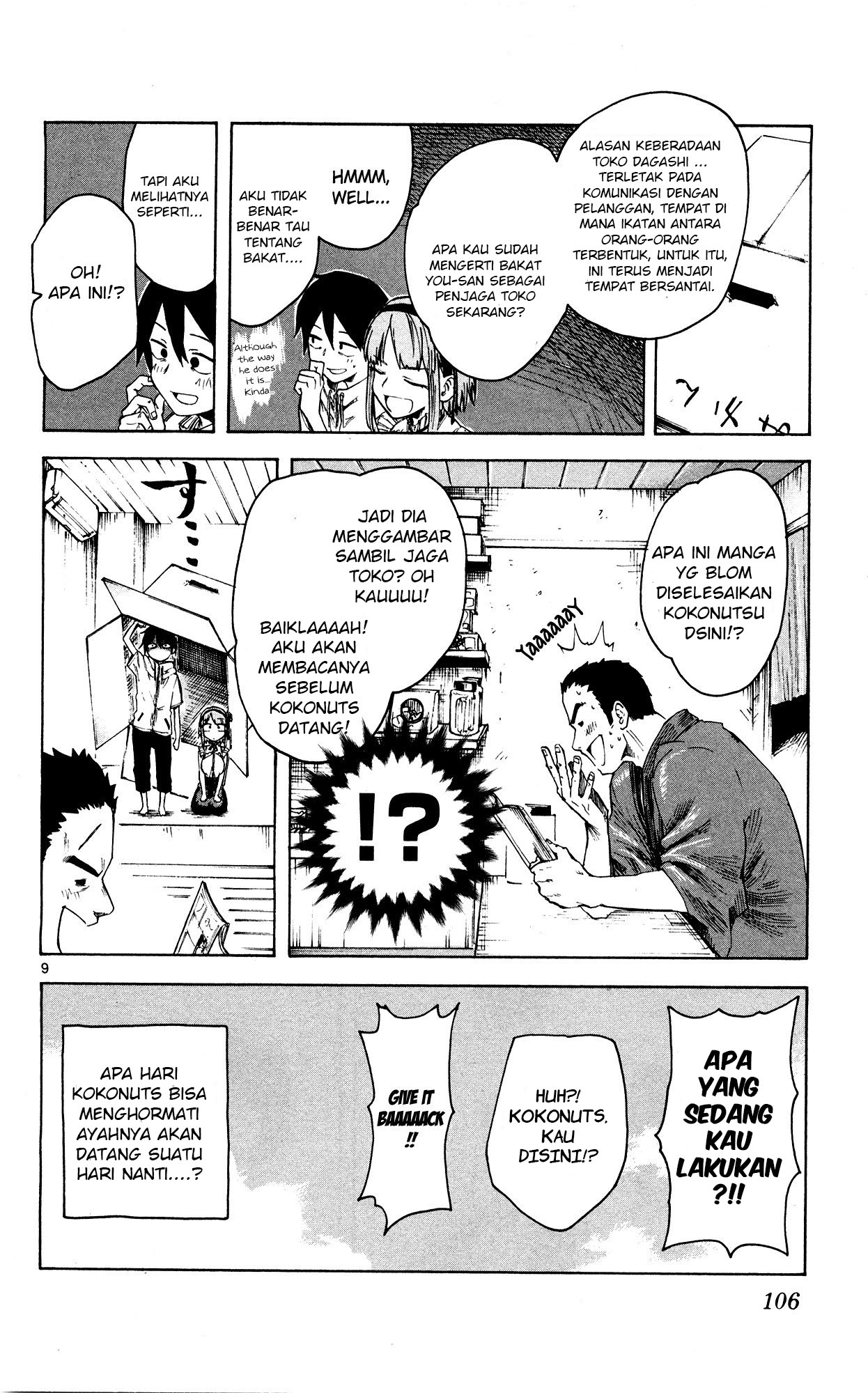 Dagashi Kashi Bab 50 halaman 9
