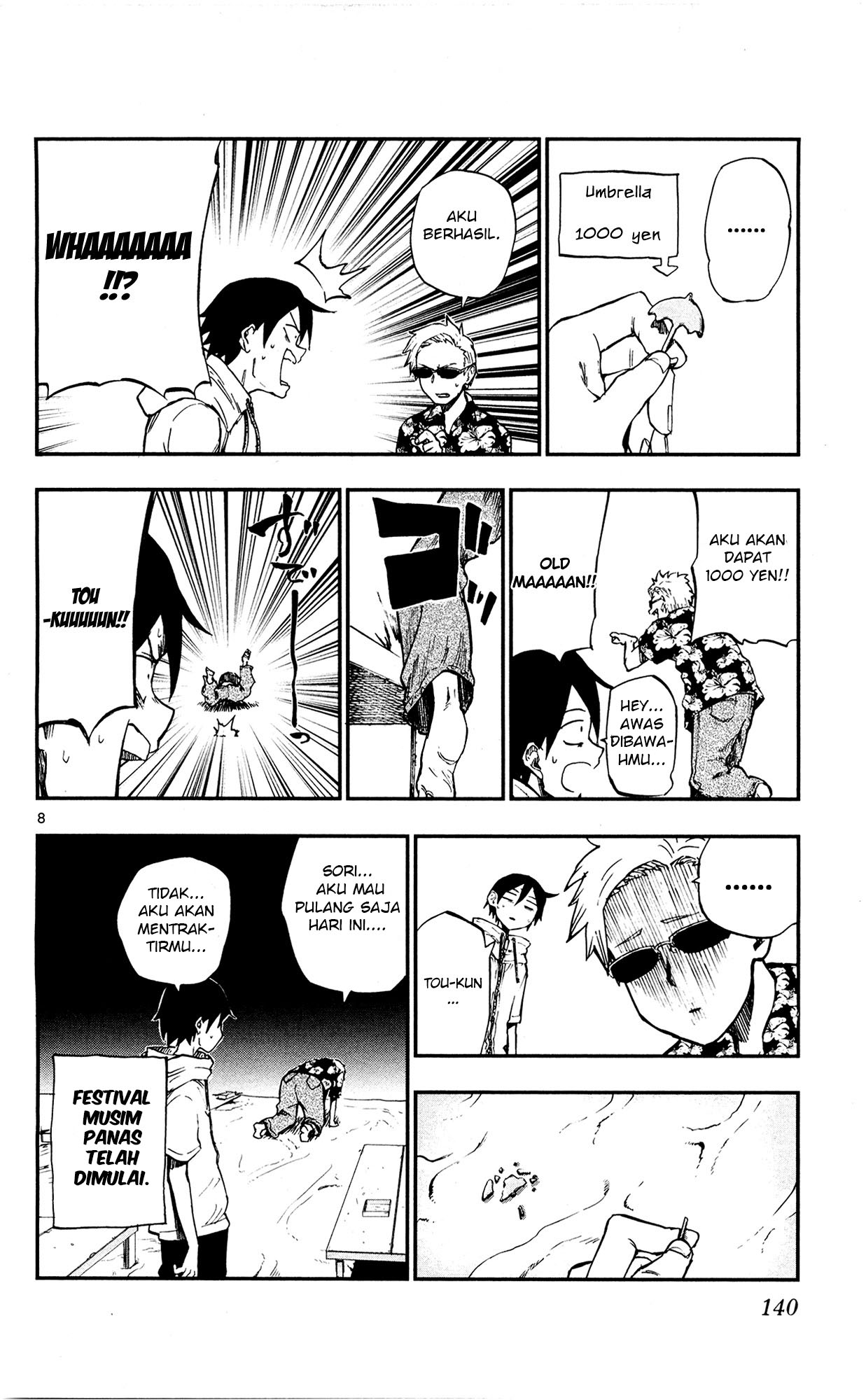 Dagashi Kashi Bab 54 halaman 8