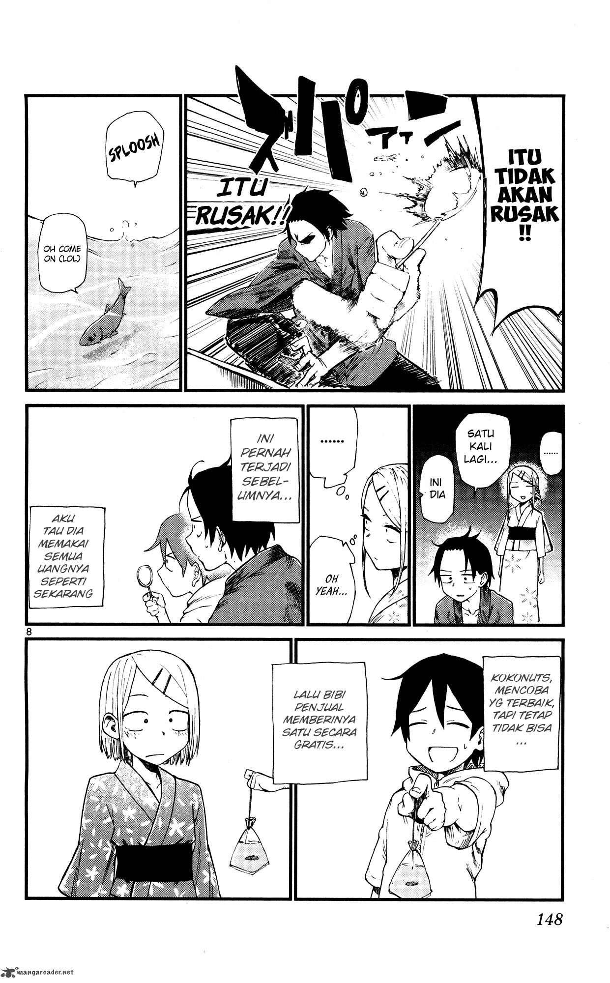 Dagashi Kashi chapter 55 halaman 8