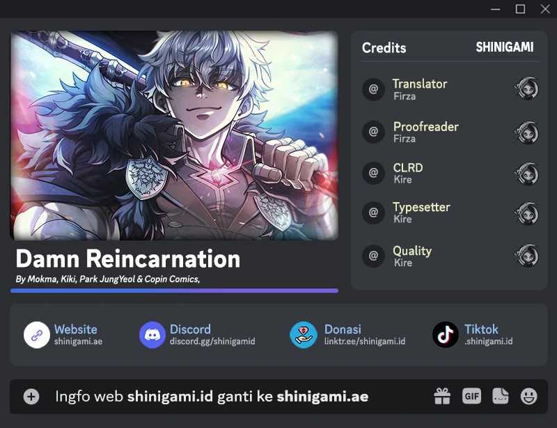 Damn Reincarnation Bab 69 halaman 1