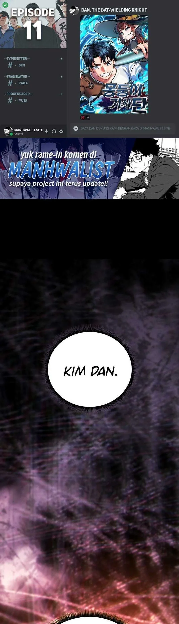 Dan, the Bat-Wielding Knight Bab 11 halaman 1