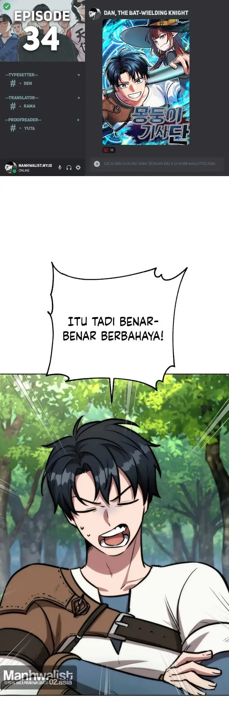 Dan, the Bat-Wielding Knight chapter 34 halaman 1