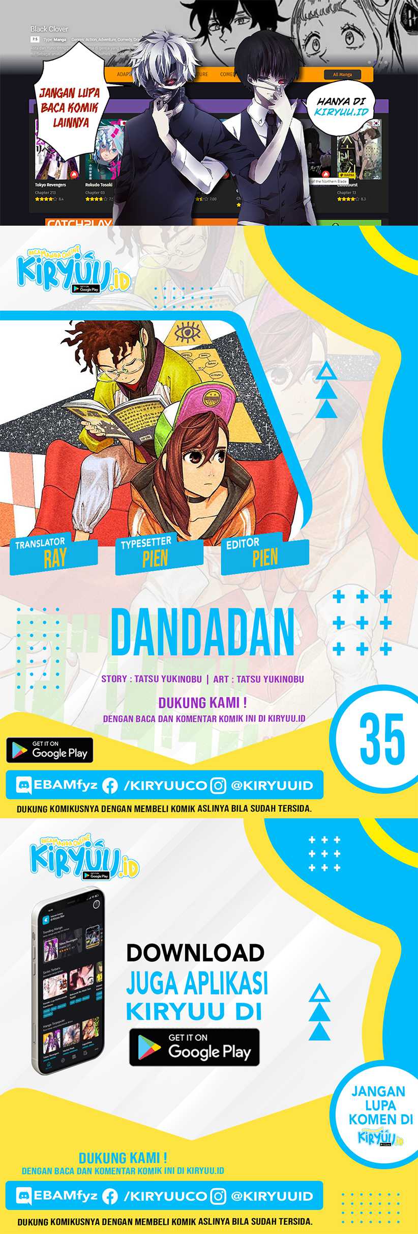 DANDADAN Bab 35 halaman 1