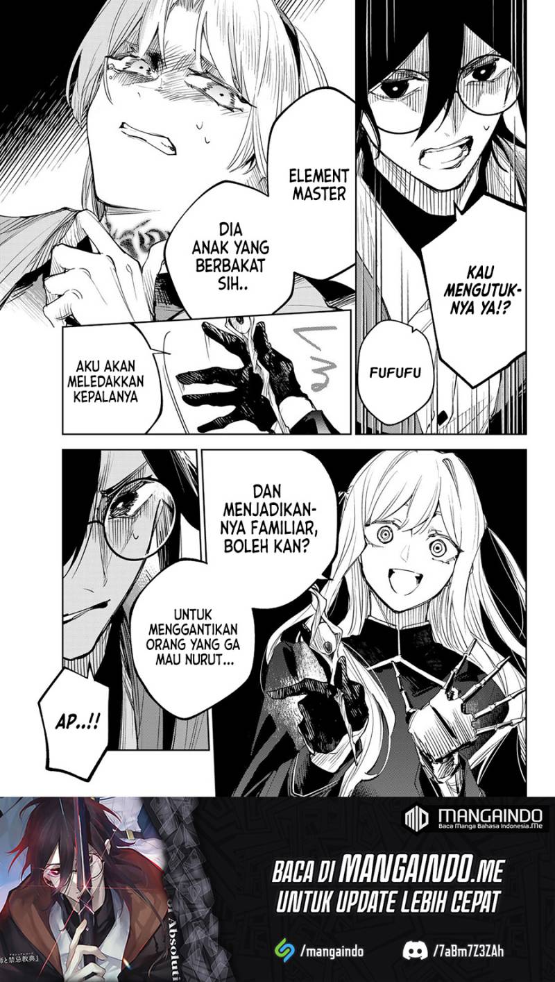 Danzai no Majutsugari Bab 04.2 halaman 21