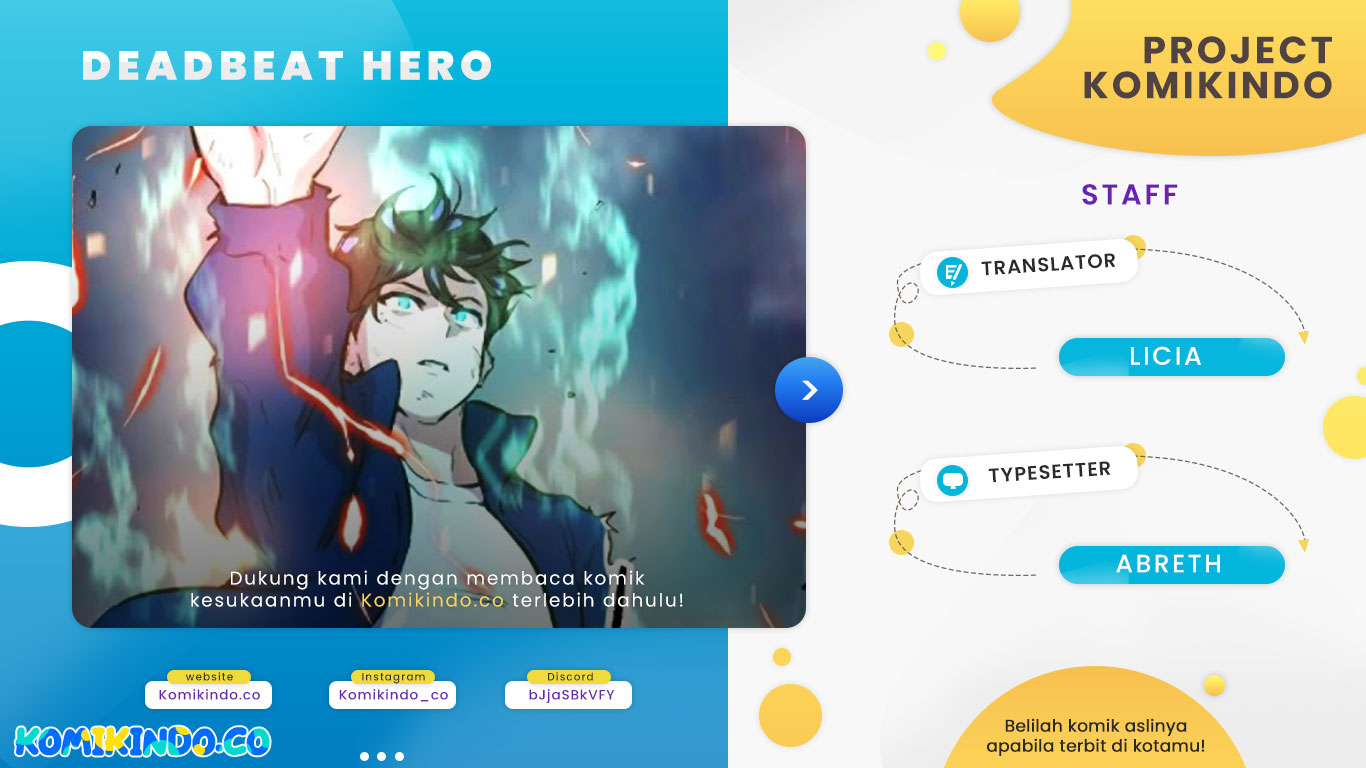 Deadbeat Hero Bab 16 halaman 1