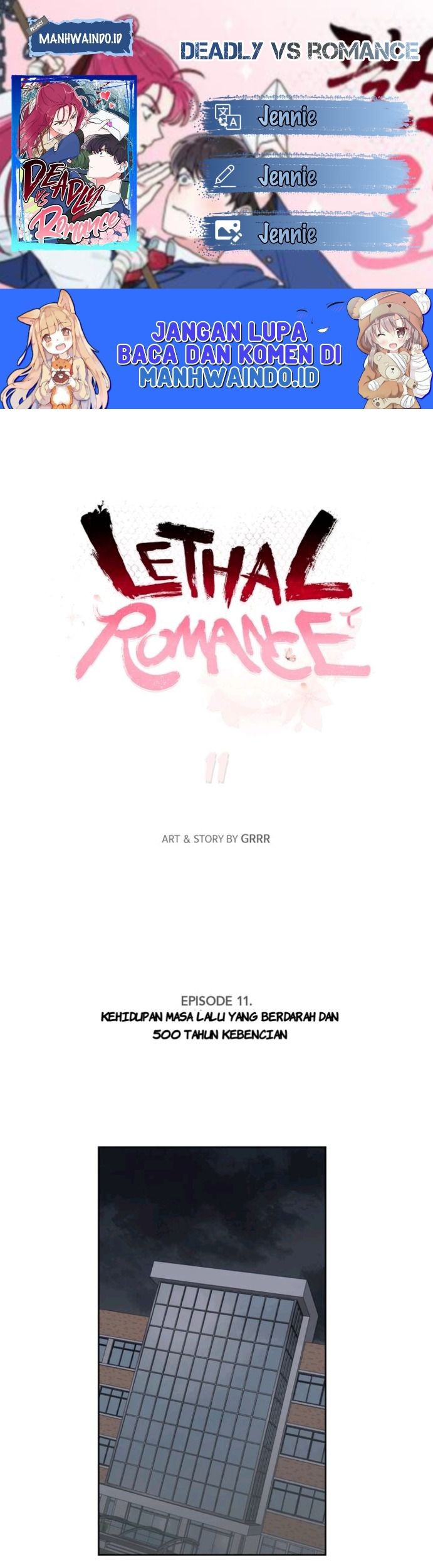 Deadly VS Romance (Lethal Romance) Bab 11 halaman 1