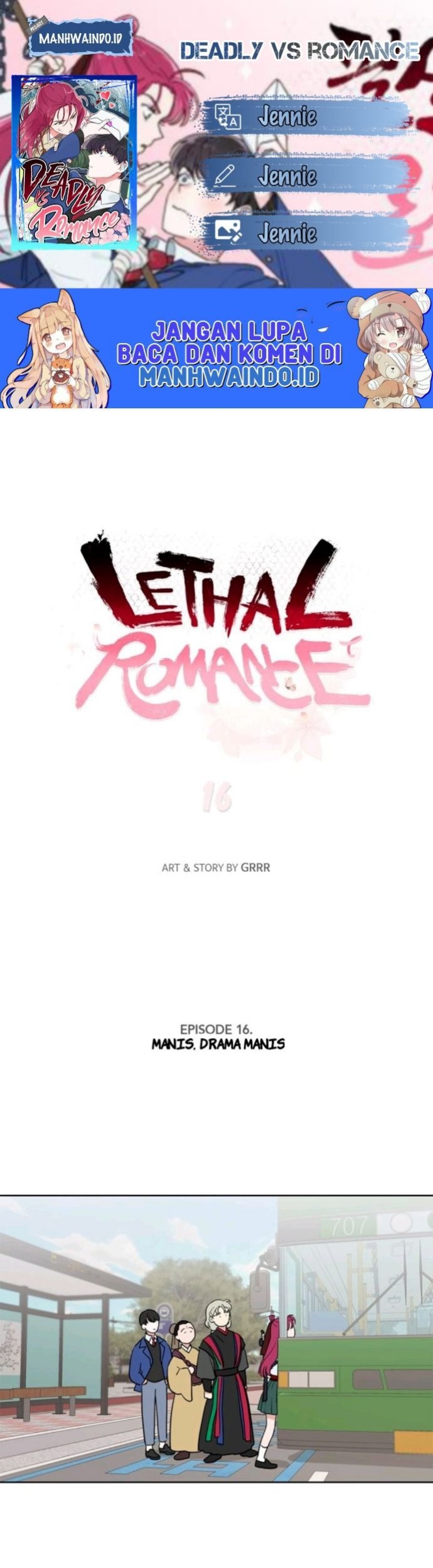 Deadly VS Romance (Lethal Romance) Bab 16 halaman 1
