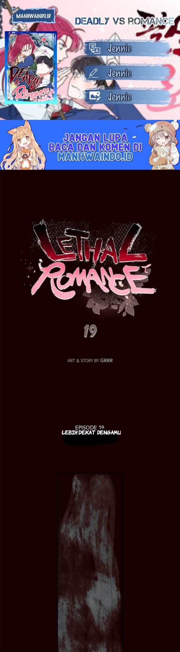 Deadly VS Romance (Lethal Romance) Bab 19 halaman 1