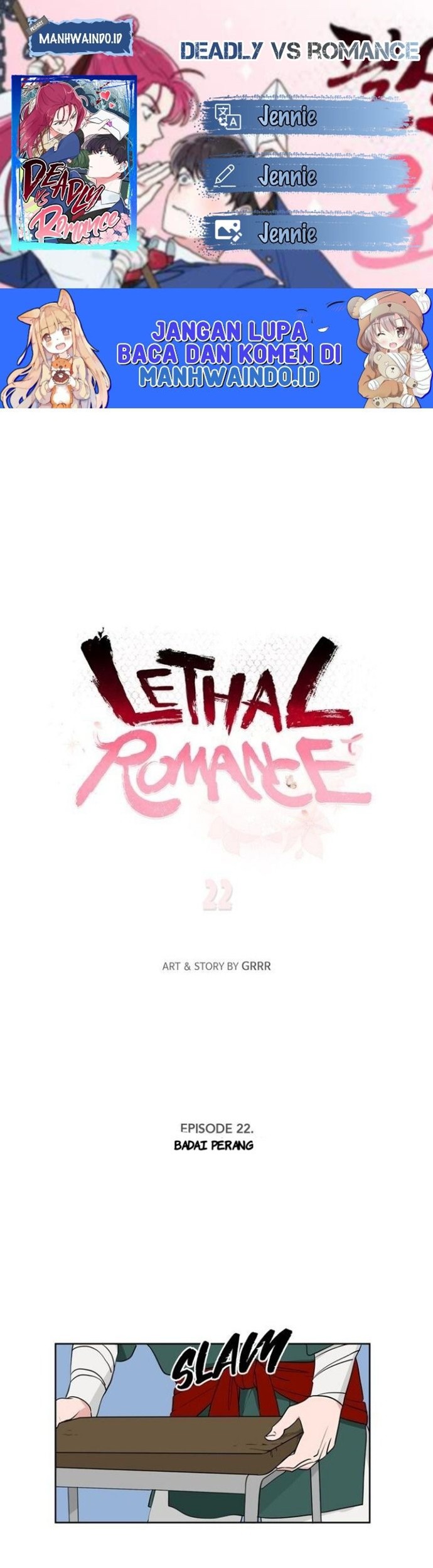 Deadly VS Romance (Lethal Romance) chapter 22 halaman 1