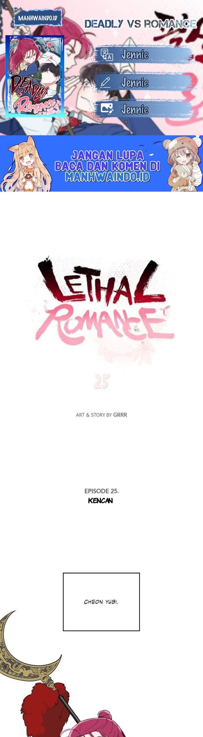 Deadly VS Romance (Lethal Romance) chapter 25 halaman 1