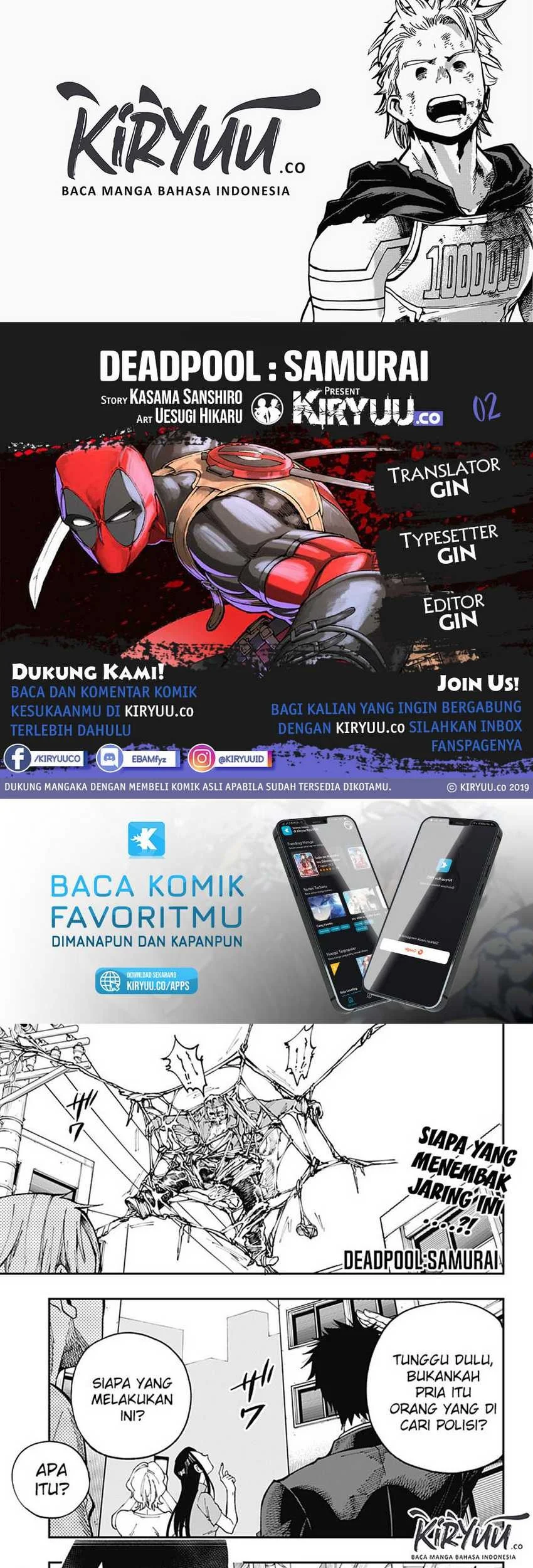 Deadpool: Samurai Bab 2 halaman 1