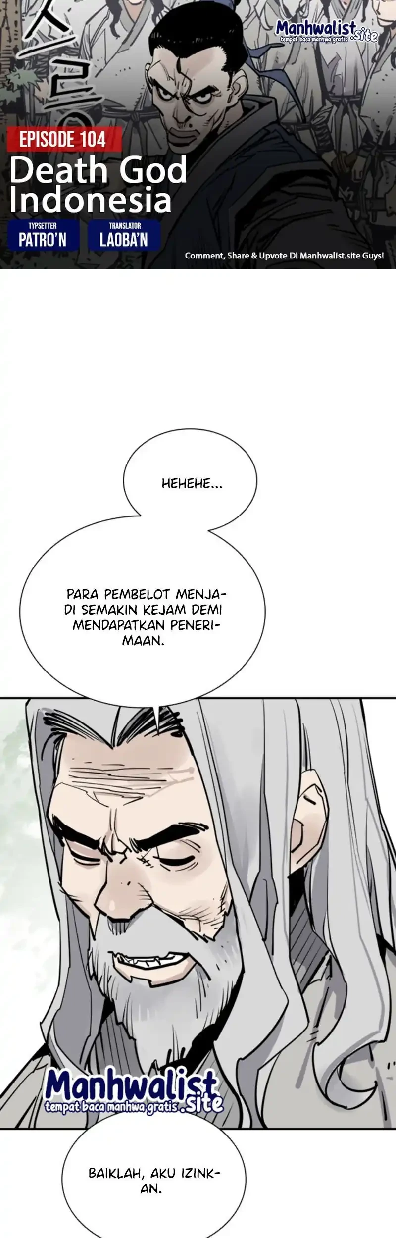 Death God chapter 104 halaman 1