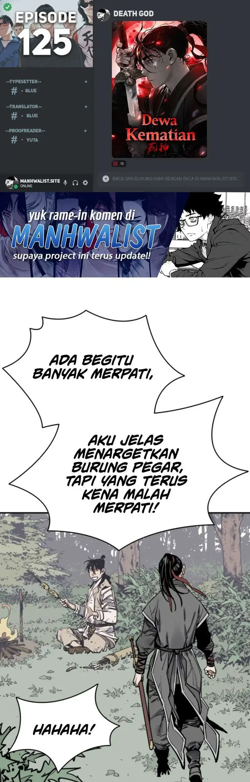 Death God chapter 125 halaman 1