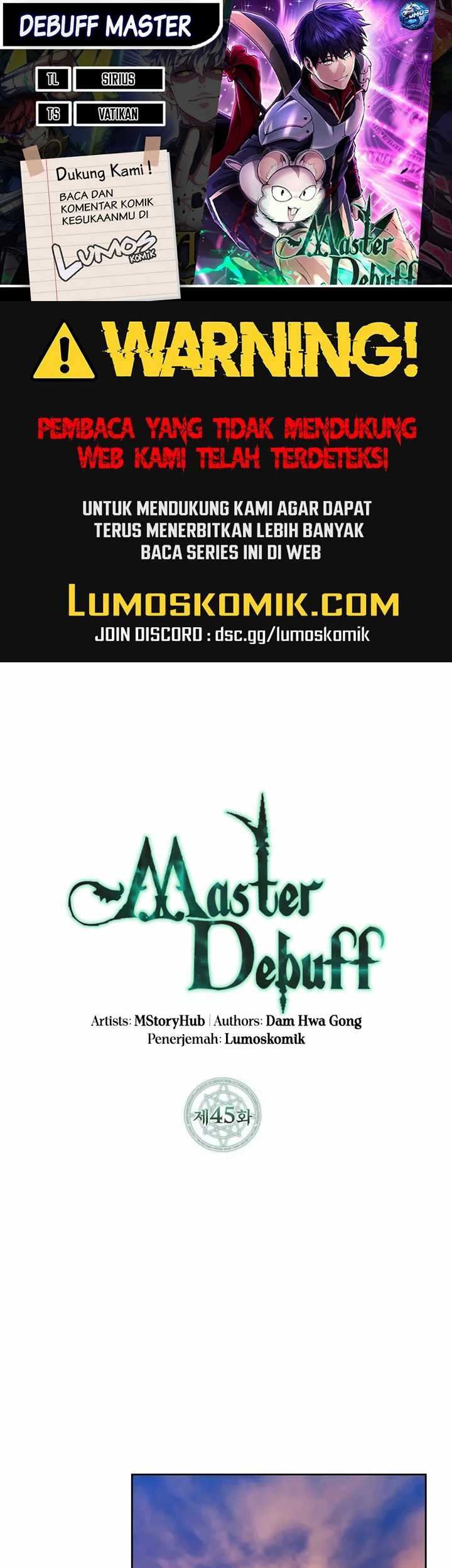 Debuff Master Bab 45 halaman 1