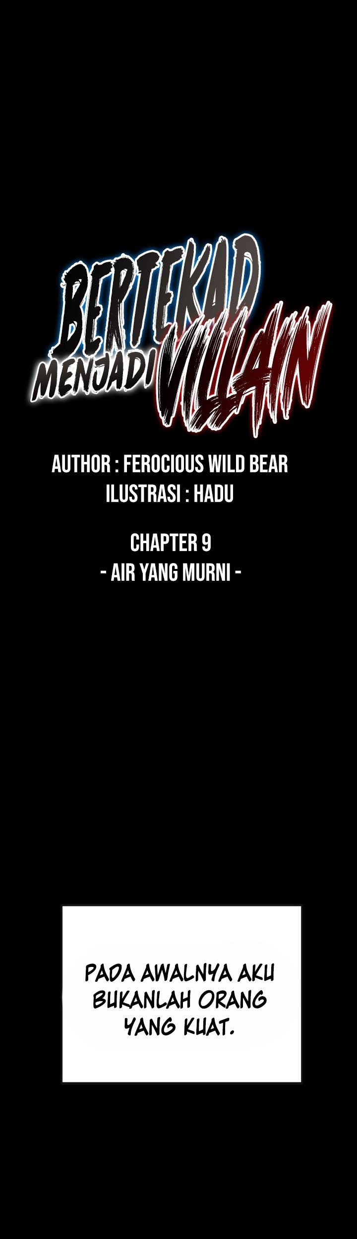 Decide to Be a Villain Bab 09 halaman 2