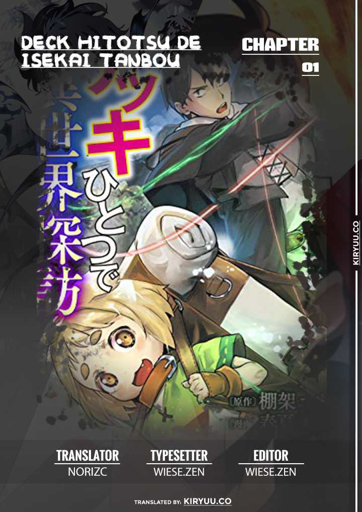 Deck Hitotsu de Isekai Tanbou chapter 01 halaman 2