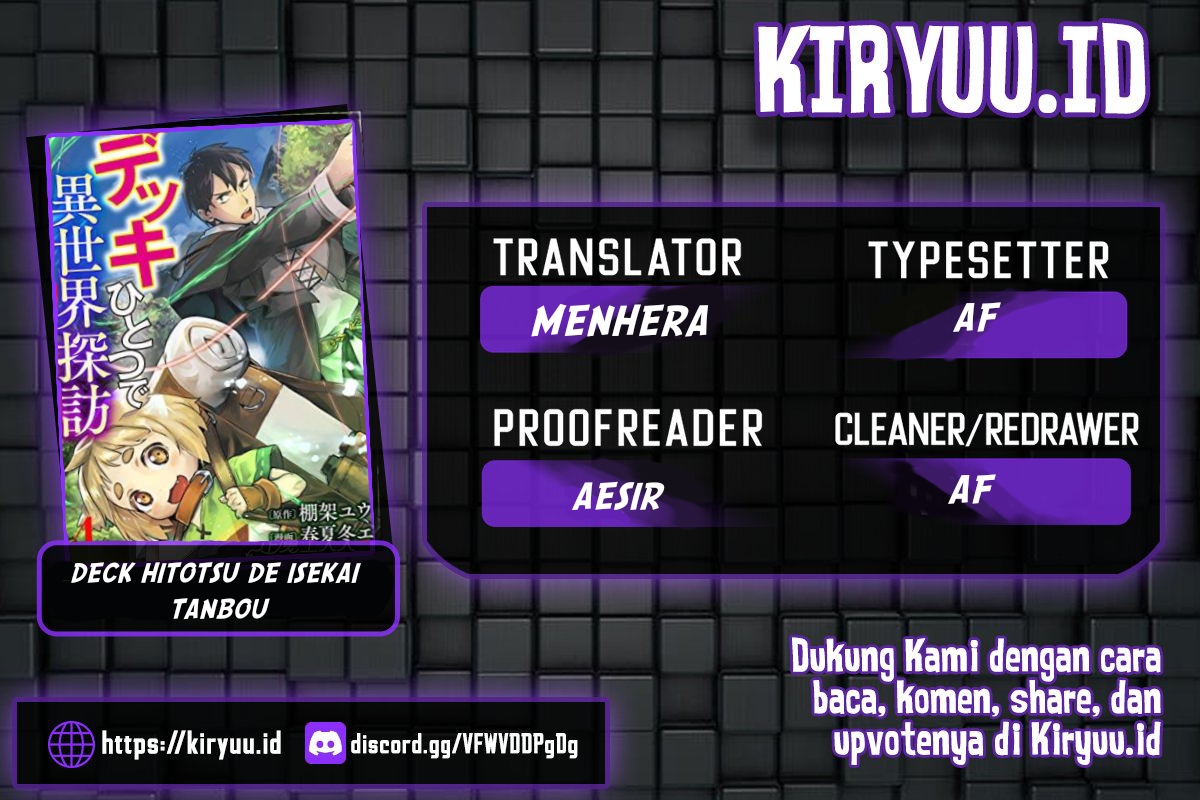 Deck Hitotsu de Isekai Tanbou Bab 14 halaman 1