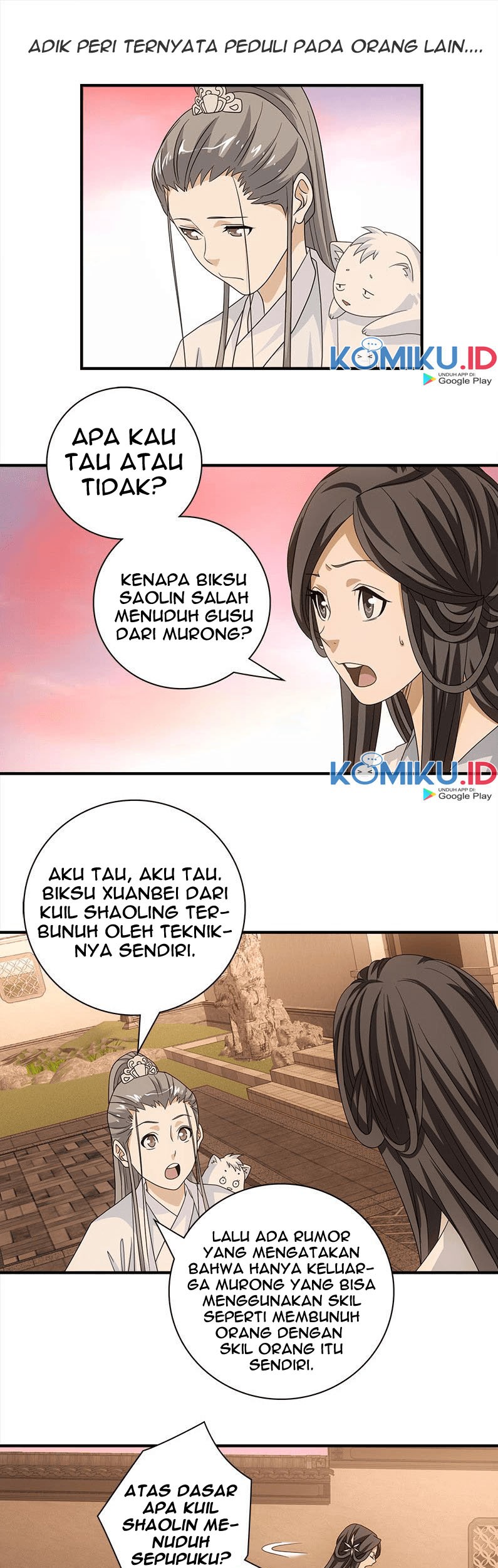 Demi-Gods and Semi-Devils chapter 72 halaman 7