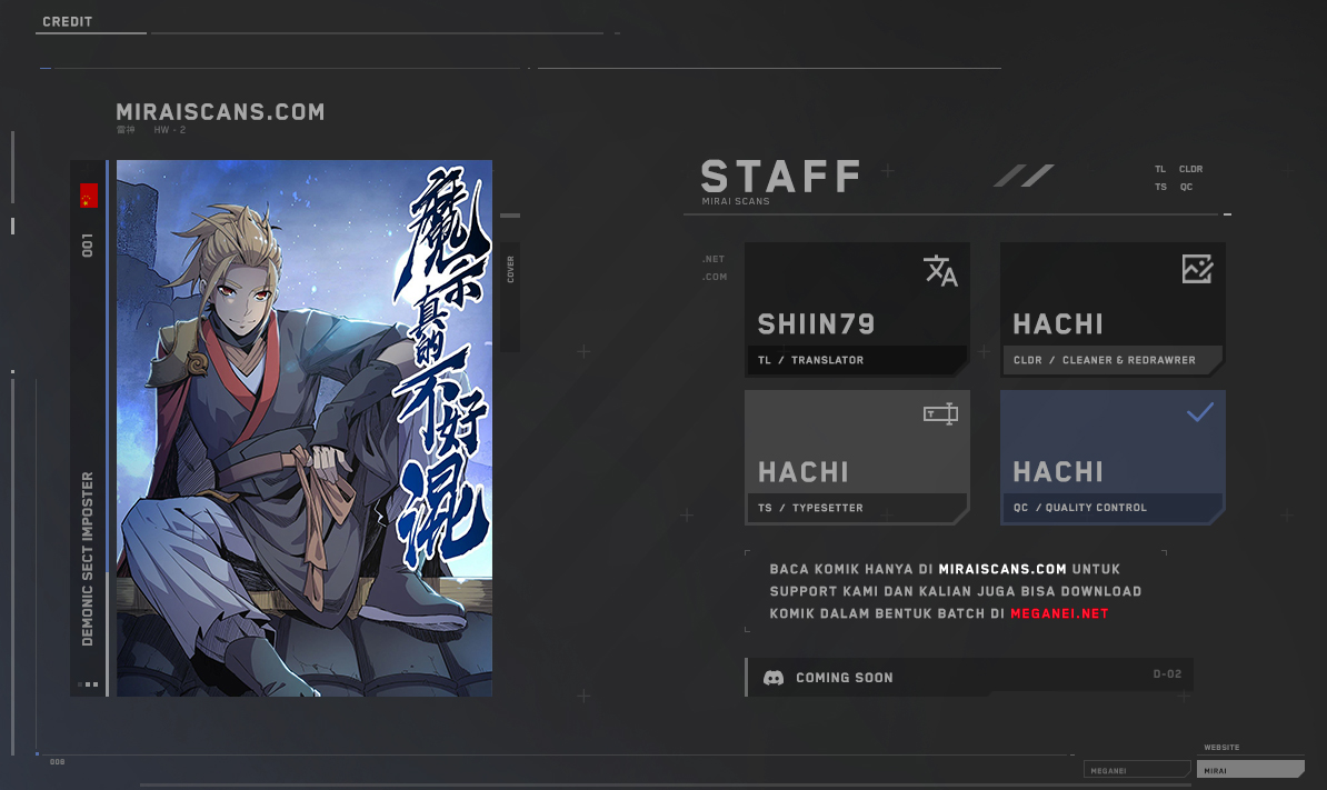 Demonic Sect Imposter chapter 01 halaman 1