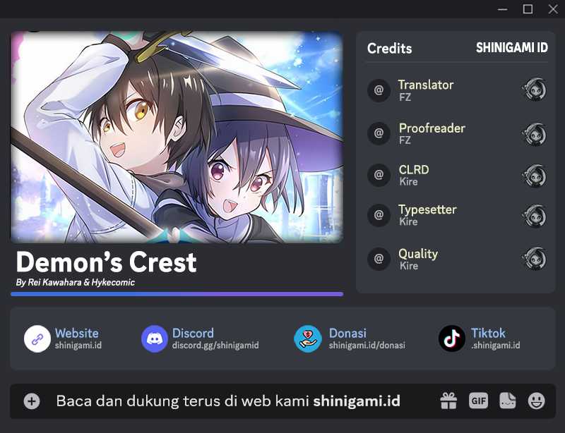 Demons’ Crest Bab 22 halaman 1