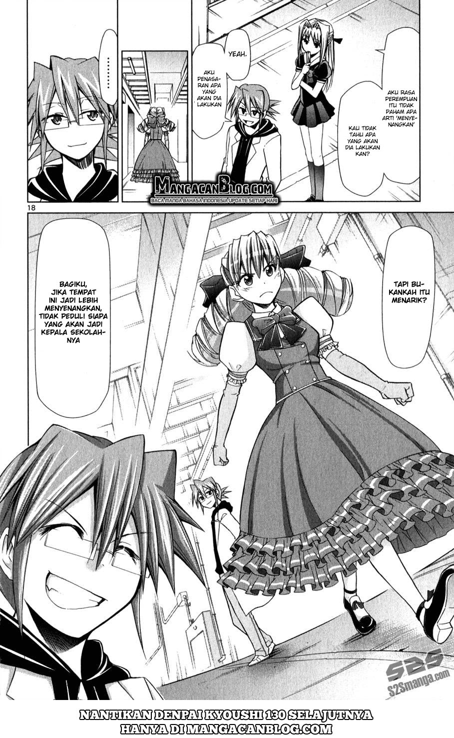 Denpa Kyoushi chapter 129 halaman 18