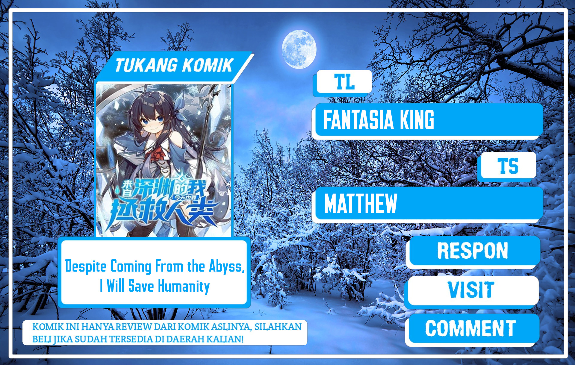 Despite Coming From the Abyss, I Will Save Humanity chapter 21 halaman 1