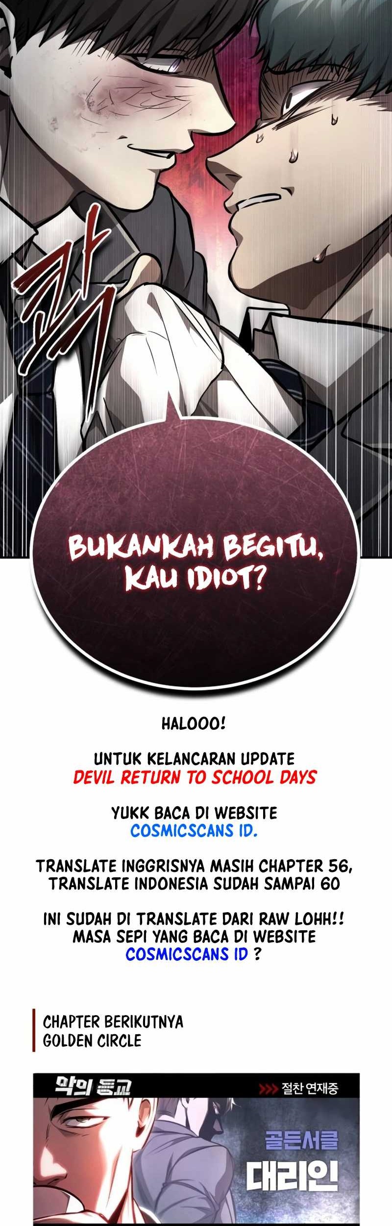 Devil Returns To School Days Bab 60 halaman 72