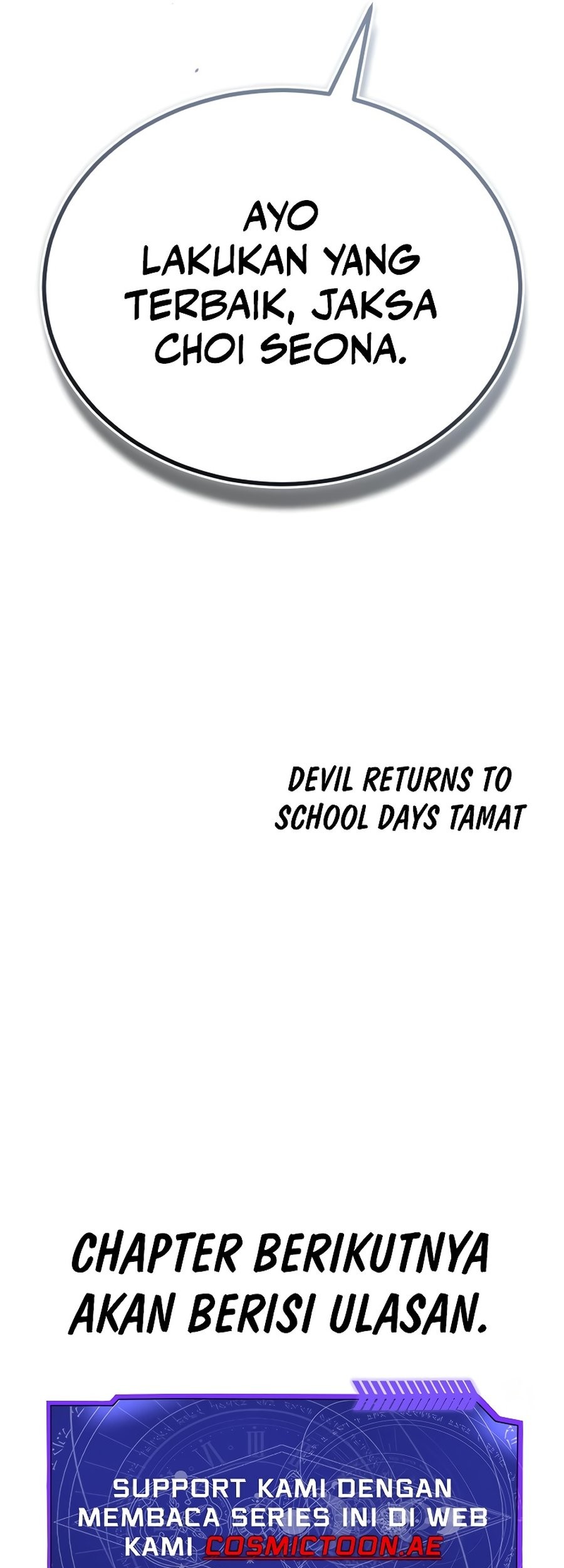 Devil Returns To School Days Bab 87 halaman 111