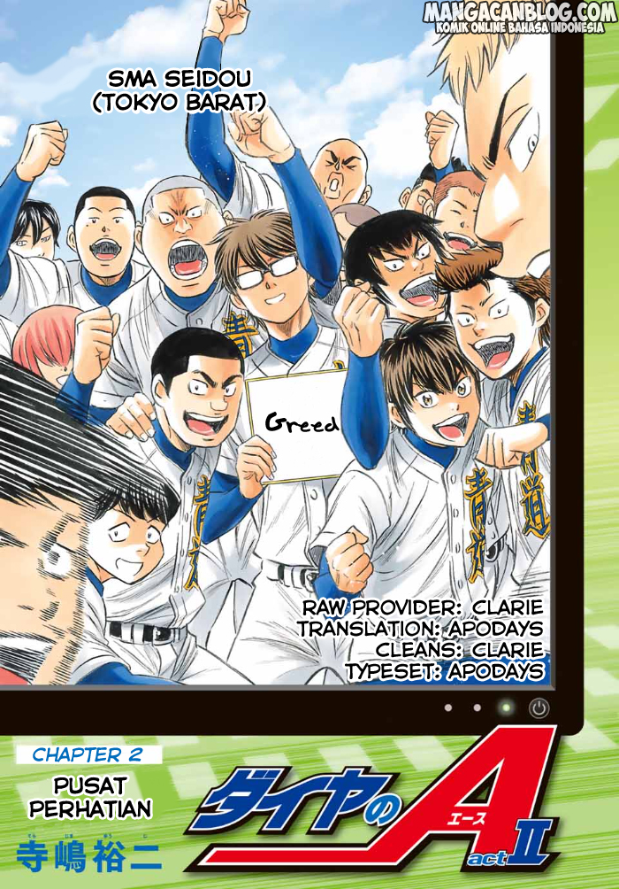 Diamond no Ace Act 2 Bab 02 halaman 1