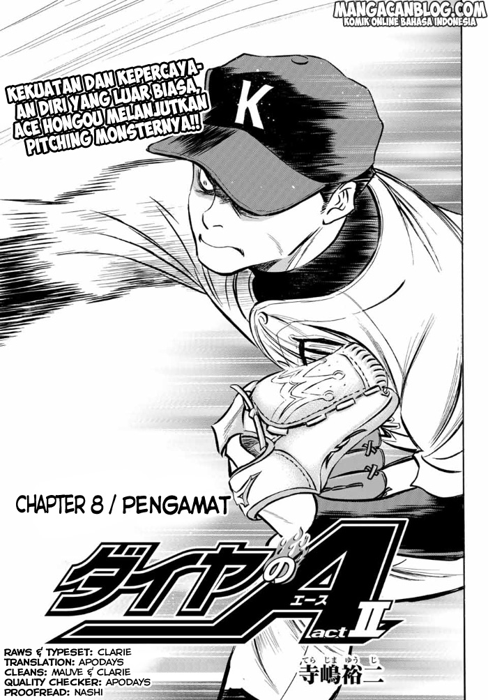 Diamond no Ace Act 2 Bab 08 halaman 1